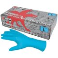 Mcr Safety Nitrile Disposable Gloves, 6 mil Palm, Nitrile, Powder-Free, XL, Blue 6012XL